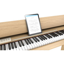 Load image into Gallery viewer, Roland F701-LA 88-Key Compact Upright Style Digital Piano w/ Bench, Light Oak-Easy Music Center