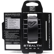 Load image into Gallery viewer, Gruv Gear FW1-STL-MD FretWrap Stealth, Medium, 5-String Bass, 7-String Guitar, Classical Guitar, Satin Black-Easy Music Center