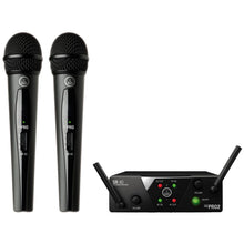 Load image into Gallery viewer, AKG WMS40MINI2-V-BD Dual Wireless Vocal Microphone System, Band BD-Easy Music Center