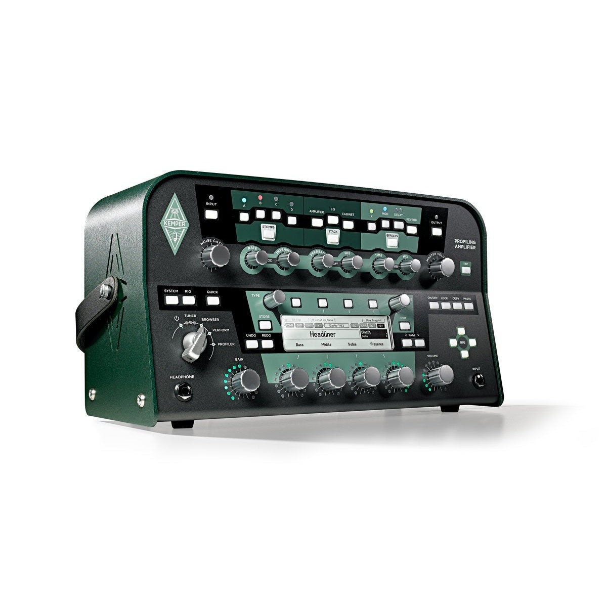 Kemper PROFILER-HEAD-B Amp Head Format Multi-Effects Processor and Preamp,  Black