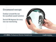 Load and play video in Gallery viewer, Audio-Technica ATH-M50XWH Pro Closed-back Headphone, Full, White