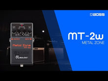 Load and play video in Gallery viewer, Boss MT-2W Metal Zone Waza Craft Distortion Pedal