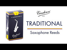 Load and play video in Gallery viewer, Vandoren SR2135 Traditional Alto Sax Reeds - Strength 3.5 (Box of 10)