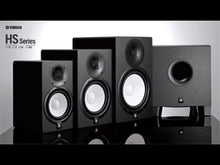 Load and play video in Gallery viewer, Yamaha HS5W 2 Way Bi-Amped 5” Powered Studio Monitor – White