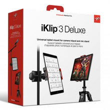 Load image into Gallery viewer, IK Multimedia IP-IKLIP-3DLX-N iKlip 3 Deluxe Mic Stand and Camera Tripod Mount-Easy Music Center