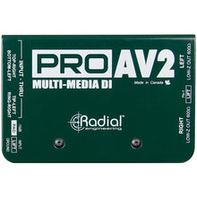 Load image into Gallery viewer, Radial Engineering R8001115 ProAV2 Stereo DI-Easy Music Center
