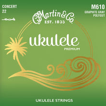 Load image into Gallery viewer, Martin M610 Concert Ukulele Polygut Strings-Easy Music Center