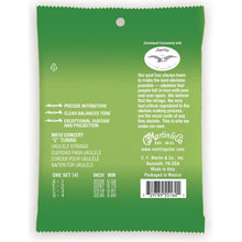 Load image into Gallery viewer, Martin M610 Concert Ukulele Polygut Strings-Easy Music Center