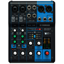 Load image into Gallery viewer, Yamaha MG06X 6-Input Compact Stereo Mixer with Effects-Easy Music Center