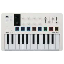 Load image into Gallery viewer, Arturia MINILAB3-WH MiniLab 3 25-Key Compact Midi Keyboard, White-Easy Music Center