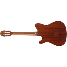 Load image into Gallery viewer, Ibanez FRH10NBSF FRH Thin-Body Nylon String Acoustic/Electric Guitar, Solid Spruce Top, Sapele b/s, Brown Sunburst Flat-Easy Music Center