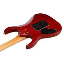 Load image into Gallery viewer, Ibanez GRG220PA1BKB Gio RG Electric Guitar, w/ Trem, HH - Elite, Transparent Brown Black Burst-Easy Music Center