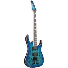 Load image into Gallery viewer, Ibanez GRGR221PAAQB Gio RG, Burl Top, HH, Hard-tail, Aqua Burst-Easy Music Center