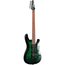 Load image into Gallery viewer, Ibanez KIKOSP3TEB Kiko Loureiro Signature Electric Guitar, HSH - Infinity, w/ Trem, Jatoba FB, Transparent Emerald Burst-Easy Music Center
