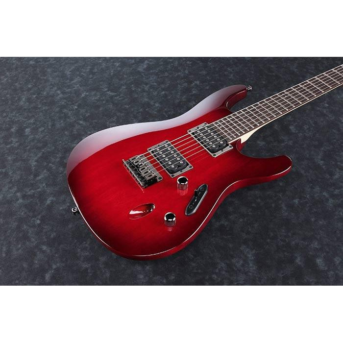 Ibanez S521BBS Light BlackBerry Burst Fixed Bridge RW