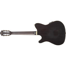 Load image into Gallery viewer, Ibanez TOD10NTKF Tim Henson Signature FRH Nylon String Guitar - Trans Black Flat-Easy Music Center