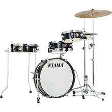 Load image into Gallery viewer, Tama LJK48PHBK Hairline Black Club-JAM Pancake 4pc Shell Kit, 10, 13, 18, 12s-Easy Music Center