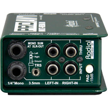 Load image into Gallery viewer, Radial Engineering R8001112 ProAV1 Mono DI-Easy Music Center