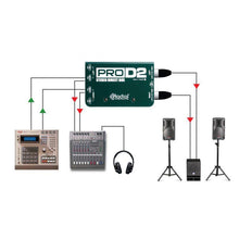 Load image into Gallery viewer, Radial Engineering R8001102 ProD2 2-Ch Passive DI Box-Easy Music Center