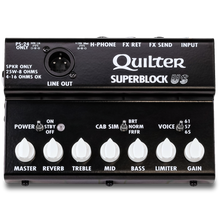 Load image into Gallery viewer, Quilter SUPERBLOCK-US 25w Pedal Amp w/ US Amp Voicing, Cab Sim, Effects Loop, XLR Out-Easy Music Center
