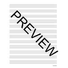Load image into Gallery viewer, Hal Leonard HL00210001 Standard Manuscript Paper (Yellow Cover)-Easy Music Center
