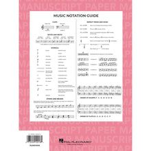Load image into Gallery viewer, Hal Leonard HL00210018 Deluxe Wirebound Premium Manuscript Paper (Pink Cover)-Easy Music Center
