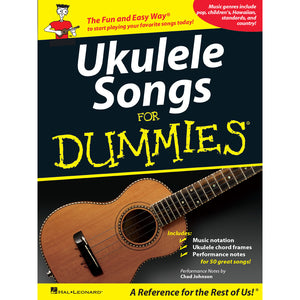 Hal Leonard HL00701718 Ukulele Songs for Dummies-Easy Music Center
