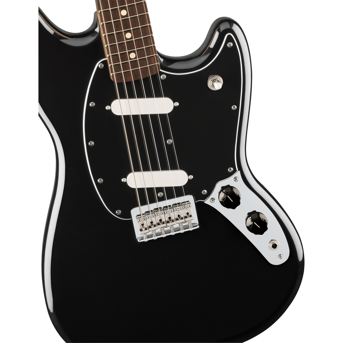 Fender 014-0460-506 Player II Mustang, RW, Black – Easy