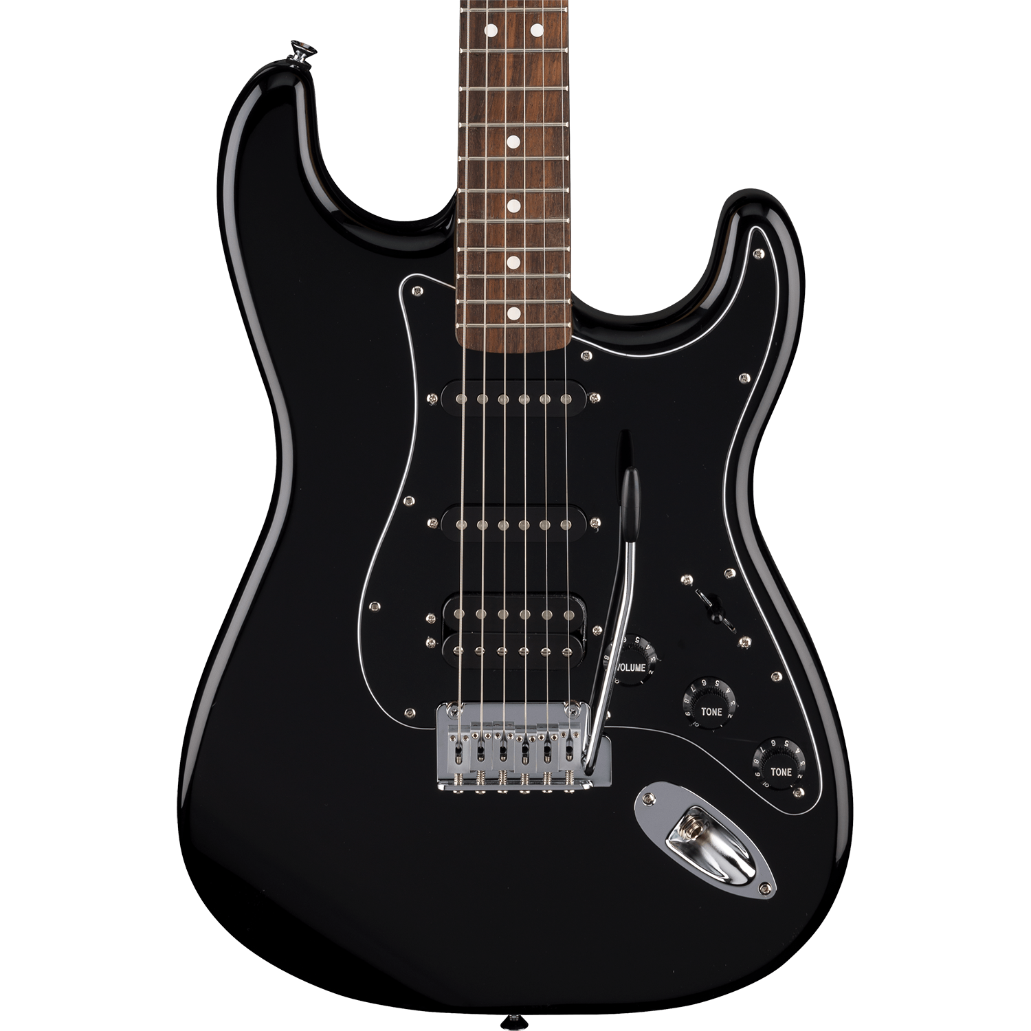 Fender 026-6441-506 Standard Strat, HSS, LRL, Black – Easy Music Fender 026-6441-506 Standard Strat, HSS, LRL, Black – Easy Music