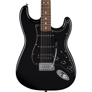 Fender 026-6441-506 Standard Strat, HSS, LRL, Black-Easy Music Center