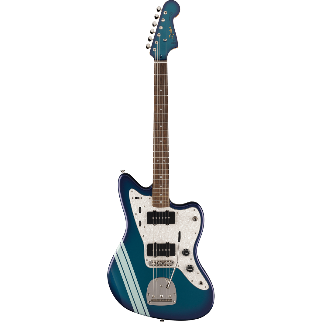 Squier 037-4087-920 FSR 60s Jazzmaster w/ Trem, Matching Headstock, Competition Burgundy-Easy Music Center