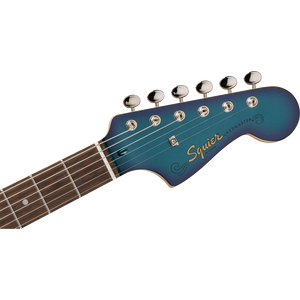 Squier 037-4087-920 FSR 60s Jazzmaster w/ Trem, Matching Headstock, Competition Burgundy-Easy Music Center