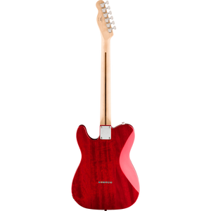 Squier 037-8280-538 Affinity Tele FMT, SH, Laurel FB, Crimson Red Transparent-Easy Music Center