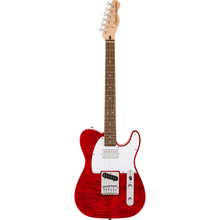 Load image into Gallery viewer, Squier 037-8280-538 Affinity Tele FMT, SH, Laurel FB, Crimson Red Transparent-Easy Music Center
