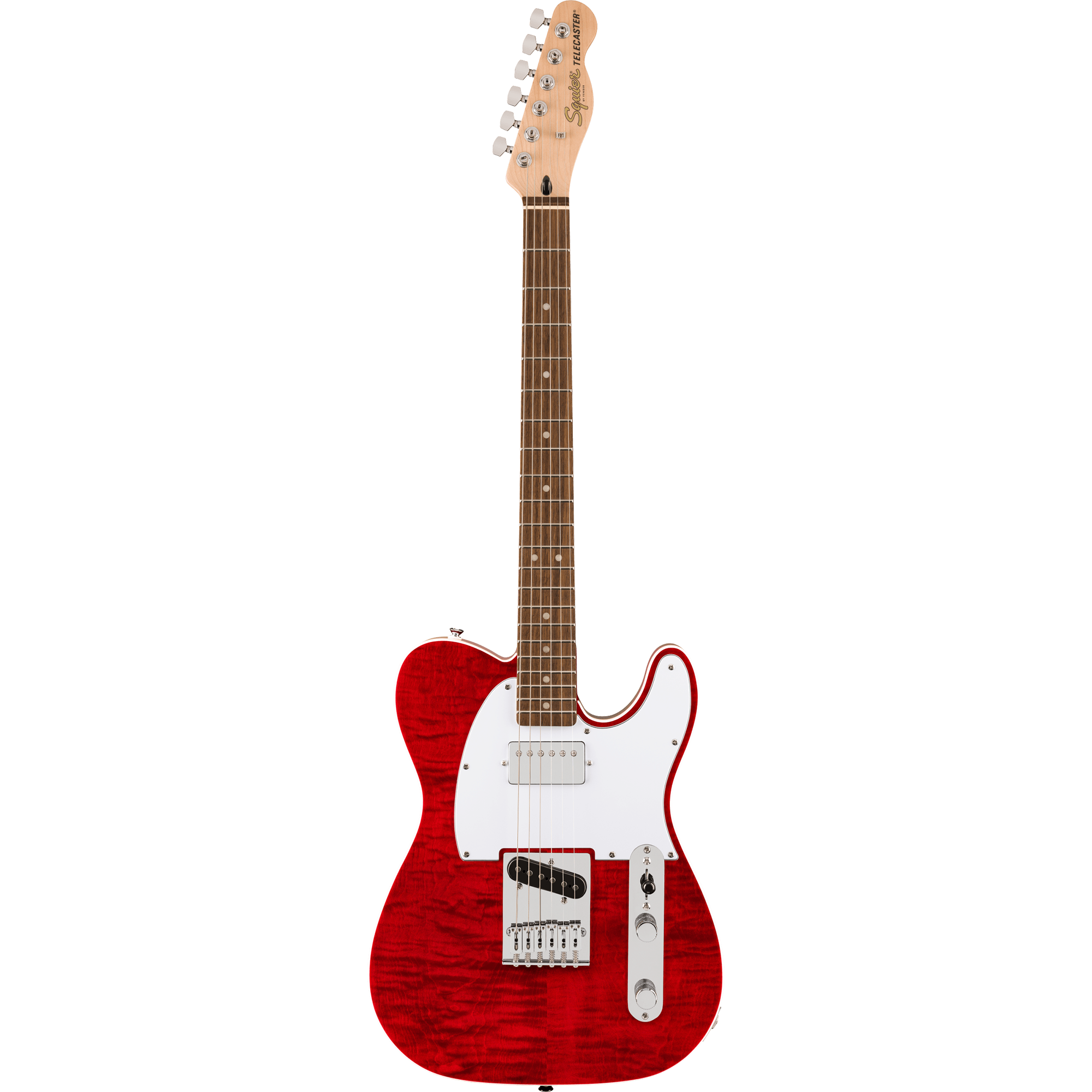 Squier 037-8280-538 Affinity Tele FMT, SH, Laurel FB, Crimson Red