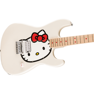 Fender 037-9102-980 LTD Hello Kitty Strat, Maple FB, White – Easy
