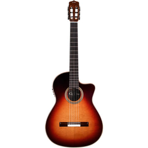 Cordoba ORCHESTRA-CE-BRST Fusion Classical Guitar w/ Electronics, Solid Cedar Top, RW b/s, Teardrop Burst-Easy Music Center