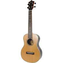 Load image into Gallery viewer, Leolani T524G Tenor Ukulele, Solid Cedar Top, Ebony B/S-Easy Music Center
