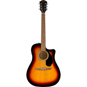 Fender 097-2713-532 FA-125CE Acoustic/Electric Guitar, Dreadnought, Sunburst-Easy Music Center