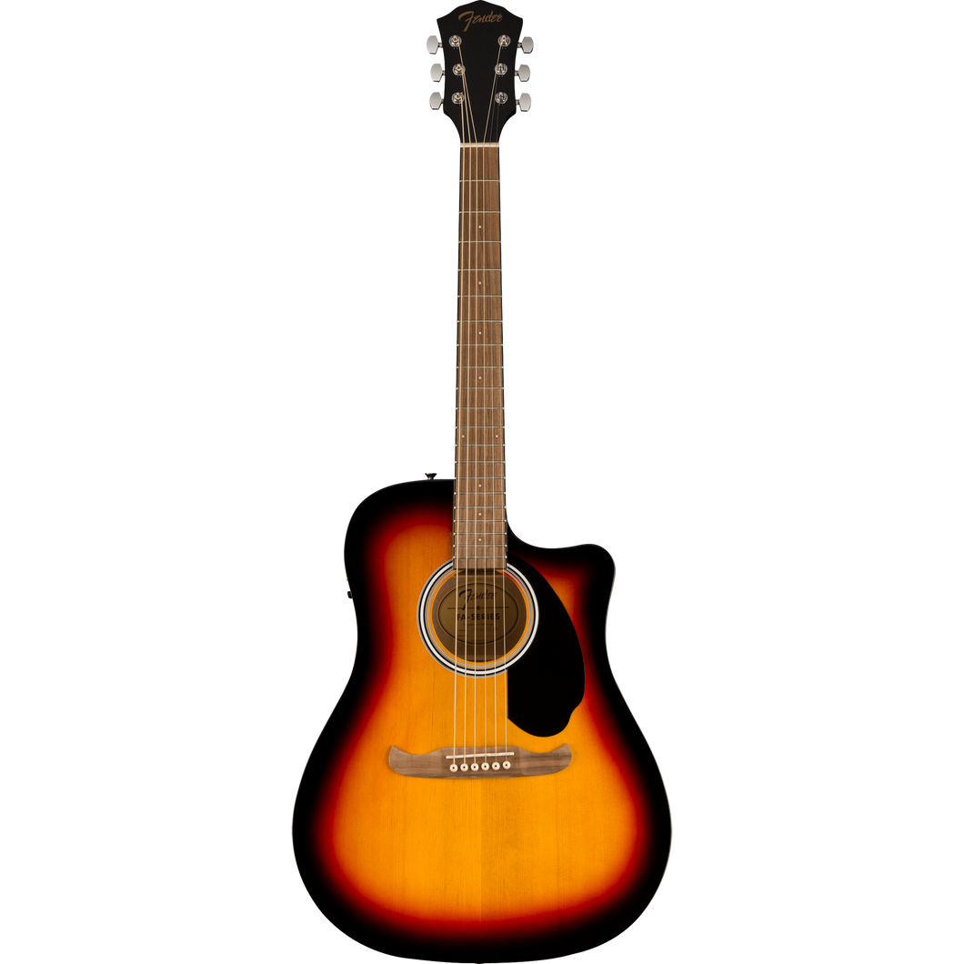 Fender 097-2713-532 FA-125CE Acoustic/Electric Guitar, Dreadnought, Sunburst-Easy Music Center