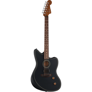 Fender 097-3133-506 Acoustasonic Standard Jazzmaster, Black-Easy Music Center