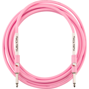 Fender 099-0510-156 10' Instrument Cable, Fender x Hello Kitty, Pink-Easy Music Center