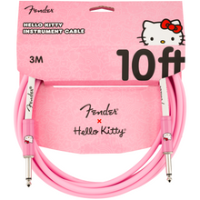 Load image into Gallery viewer, Fender 099-0510-156 10&#39; Instrument Cable, Fender x Hello Kitty, Pink-Easy Music Center
