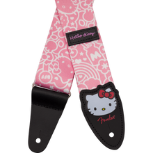 Load image into Gallery viewer, Fender 099-0637-256 2&quot; Poly Strap, Fender x Hello Kitty, Pink-Easy Music Center
