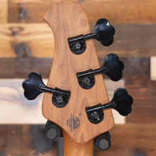 Load image into Gallery viewer, Music Man 128-SN-50-01 Dark Ray 4-String Bass, Roasted Maple/Ebony FB, Black Pickguard, Starry Night (#S08921)-Easy Music Center
