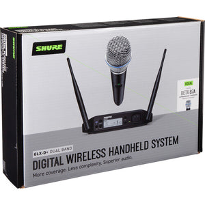 Shure GLXD24+/B87A-Z3 Dual-Band Digital Wireless Microphone System w/ B87A-Easy Music Center