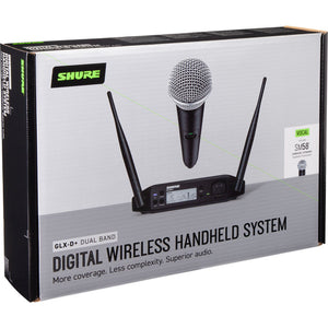 Shure GLXD24+/SM58-Z3 Dual-Band Digital Wireless Microphone System w/ SM58-Easy Music Center