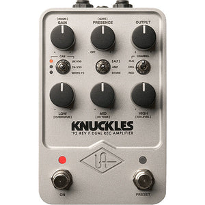 Universal Audio GPM-KNUC Knuckles '92 Rev F Dual Rec Amplifier Modeling Pedal-Easy Music Center