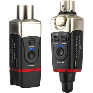 Xvive U35 Microphone Wireless System - 5.8 GHz 24bit/48KHz, USB Rechargeable, 100' Range-Easy Music Center