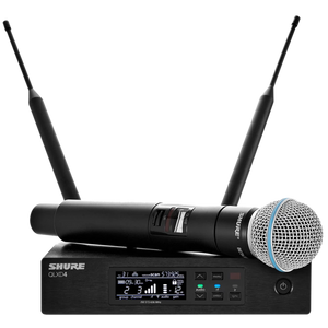 Shure QLXD24/B58-G50 Digital Wireless Systems - G50 Band-Easy Music Center